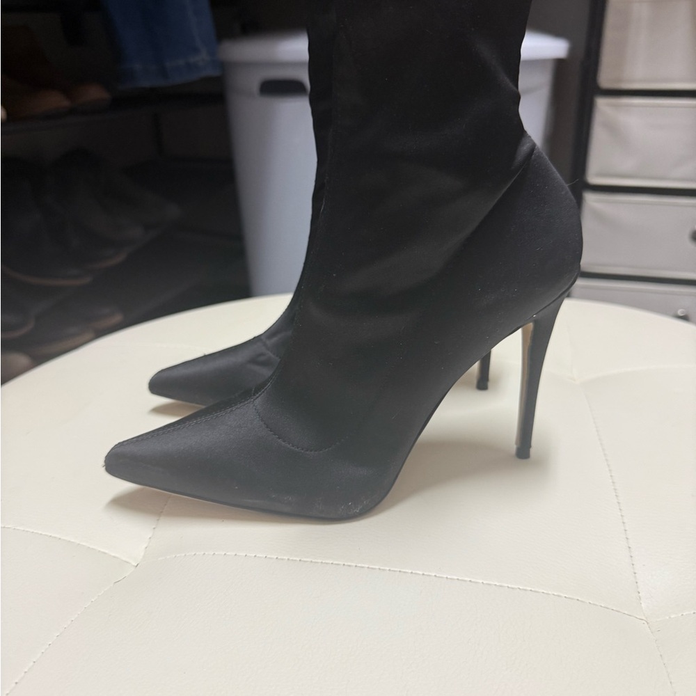 ALDO Elegant Black Stiletto Boots SIZE 8
